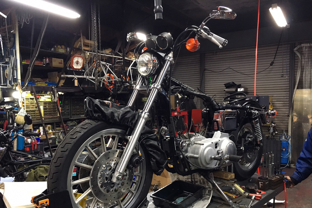 寺田モータース Harley-Davidson Sportster レストア