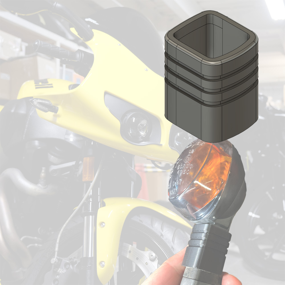 Buell ウインカーステム補修部品