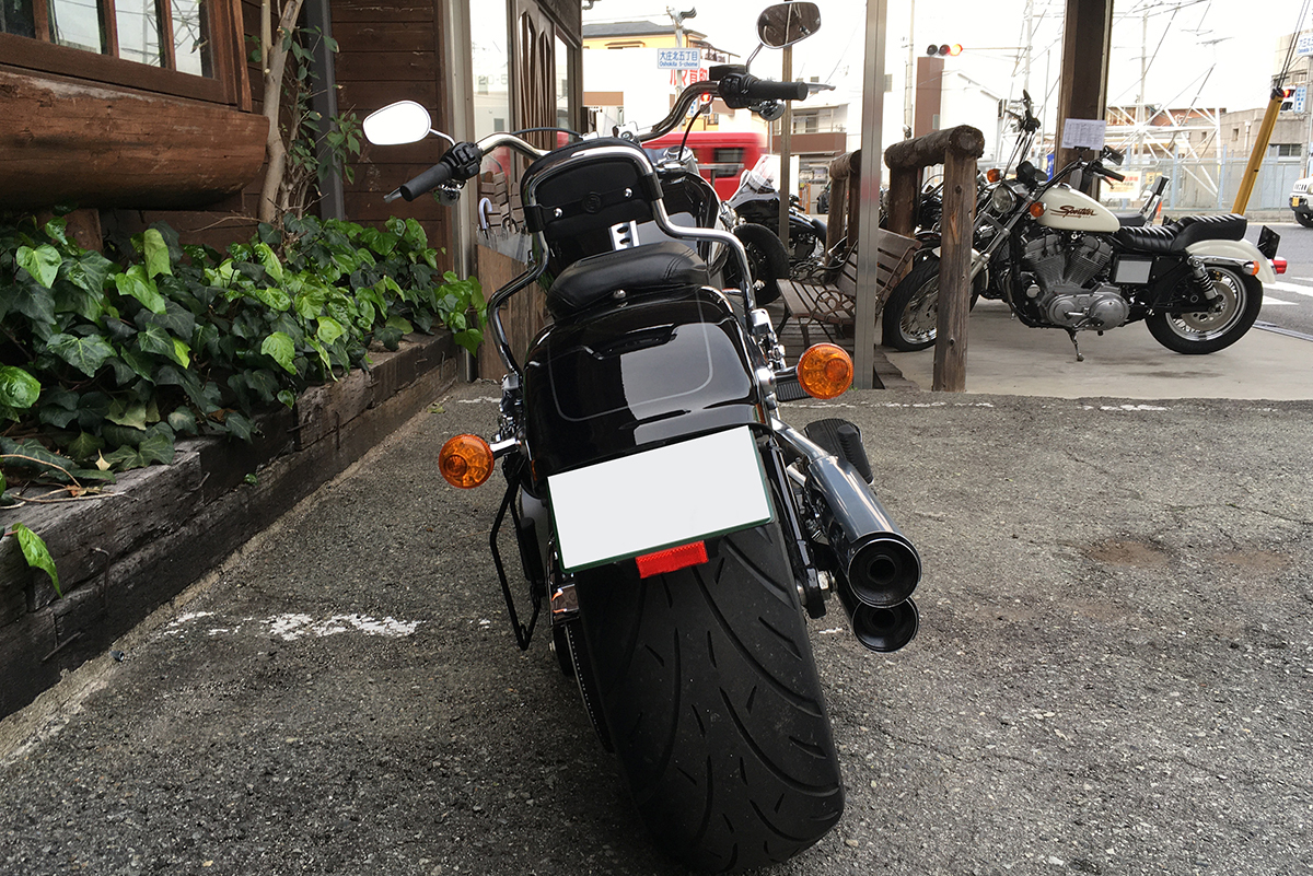 初売り】 ハーレーダビッドソン HARLEY-DAVIDSON ソフテイルファットボーイ 型式FLFB FLSTFBS ETCレザーケース取付ステー