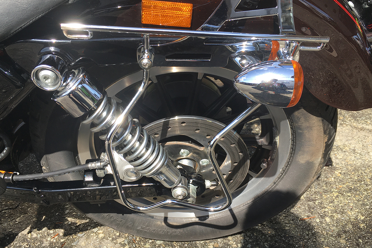 XL1200L サドルバッグサポート