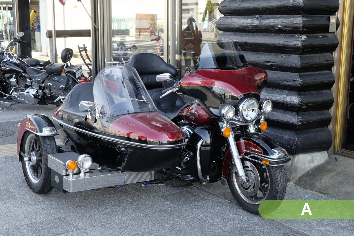 ハーレーダビッドソンサイドカー付中古